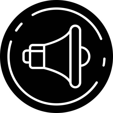 Hoparlör simgesinin vektör illüstrasyonu