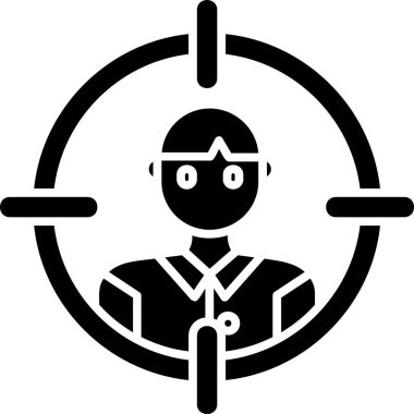 Kasklı bir adamın vektör çizimi