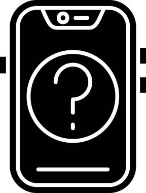 cep telefonu ikonu vektör illüstrasyonu