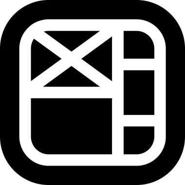 zarf simgesi vektör illüstrasyonu