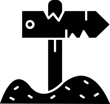 ok yönü simgesi katı biçiminde