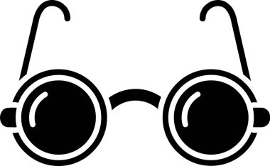 gözlük görme simgesi ana hat biçiminde