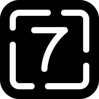 Taslak biçiminde sekiz numara simgesi