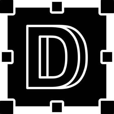 alfabe harfi l simgesi, vektör illüstrasyonu