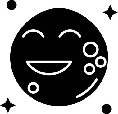 emoji simgesinin vektör illüstrasyonu