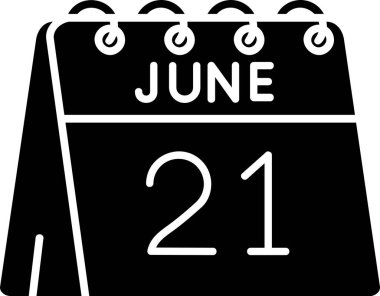 Kabartma simge dizaynlı takvim