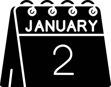 Takvim simgesi, basit vektör tasarımı