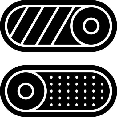 Siyah ve beyaz arkaplanın vektör çizimi