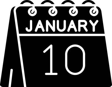 Takvim simgesi tasarımı, vektör illüstrasyonu