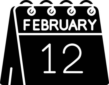 Takvim simgesi, vektör çizimi