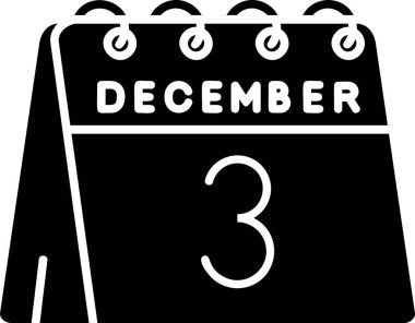 Aralık sembolü, vektör tasarımı