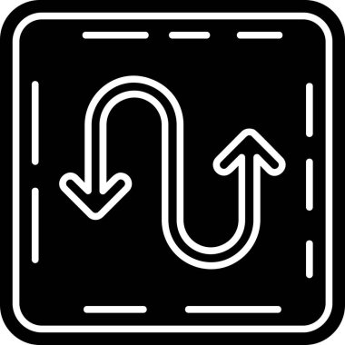 ok simgesi vektör illüstrasyonu