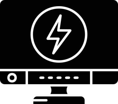 Bilgisayar pil şarj simgesi