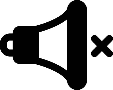 ses hoparlör simgesi vektör çizim