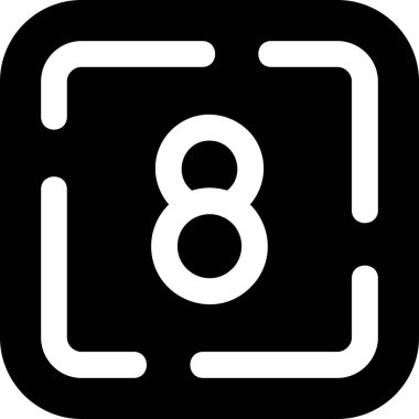 Bir b eksikliği simgesinin vektör çizimi