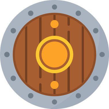 Metal bir simgenin vektör illüstrasyonu