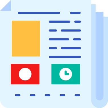 belge dosya simgesi düz biçimli