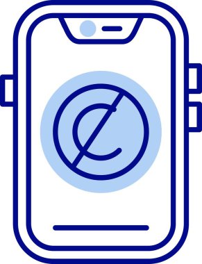 Vektör mobil ağ simgesi