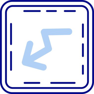 bir çerçeve içinde doğru simge vektörü