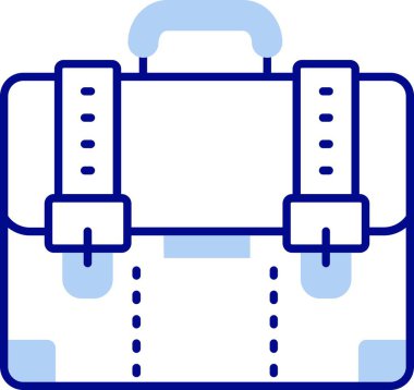 Çanta. Web simgesi basit illüstrasyon