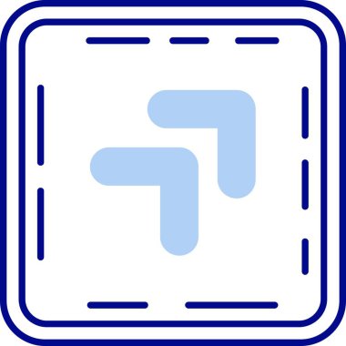 Ok. Web simgesi basit illüstrasyon