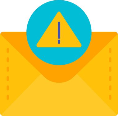 Vektör E- posta simgesi illüstrasyonu