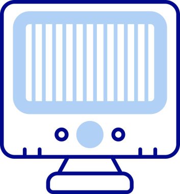 dizüstü bilgisayar simgesi vektör çizimi