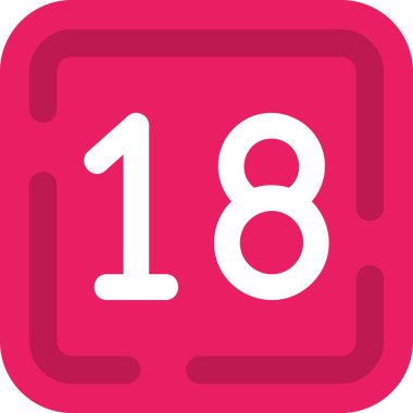 Takvim simgesi vektör illüstrasyonu