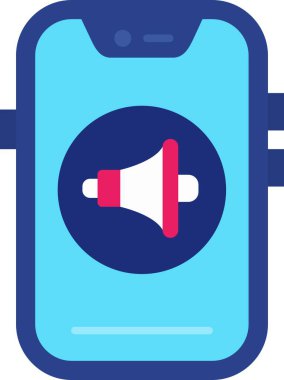 vektör sözcüsü Simgesi illüstrasyonu