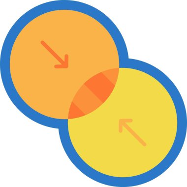 iş düz ikon vektör illüstrasyonu