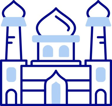 Cami İslam simgesi oluşturma - taslak biçimi