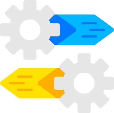 Vites simgesi vektör çizimi tasarımı