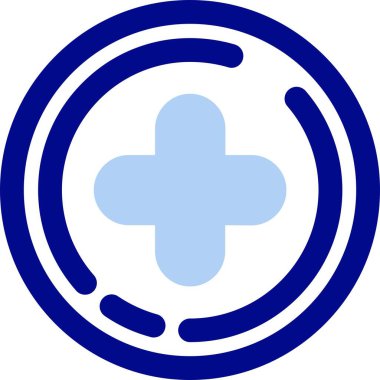 Benzersiz tıbbi maske vektör simgesi