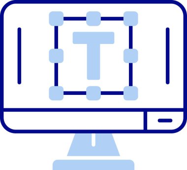 vektör bilgisayar simgesi, vektör illüstrasyonu