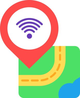 harita konumu simgesi, izometrik 3d biçimi