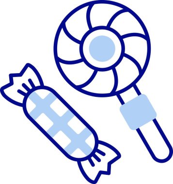 Şekerleme ikonu ana hatlarıyla