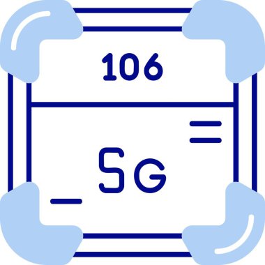 element simgesinin vektör periyodik tablosu.