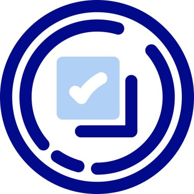 İşaretleme simgesinin vektör illüstrasyonu