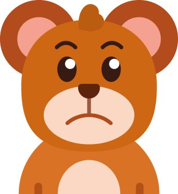 hüzünlü emoji simgesi tasarımı.