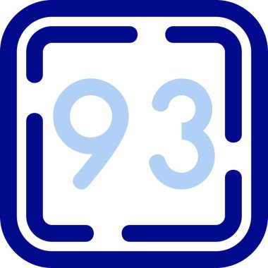 9 numaranın vektör illüstrasyonu