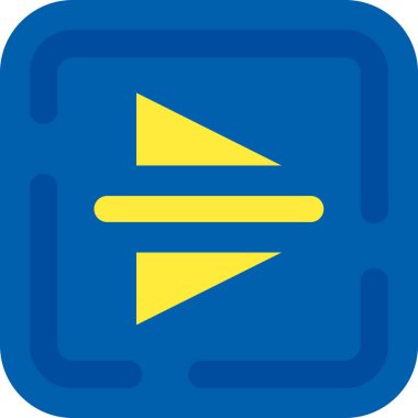 Bir bayrak simgesinin vektör illüstrasyonu