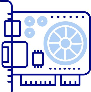 Mavi arkaplanın vektör illüstrasyonu