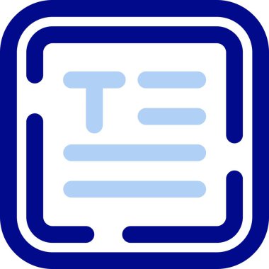 belge simgesi, vektör çizimi