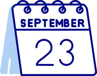 Eylül 20 - günlük takvim simgesi - basit biçimli takvim