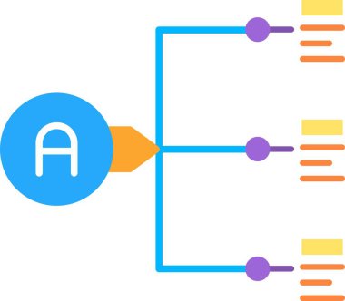 Seo simgesinin vektör illüstrasyonu