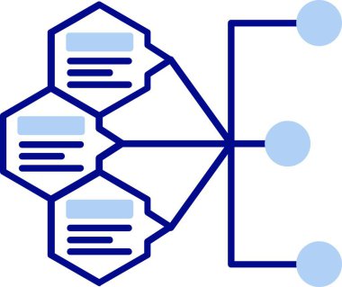 veri analizi vektör simgesi, basit tasarım vektör illüstrasyonu