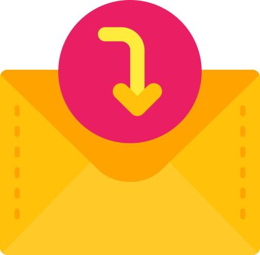 e-posta simgesi düz biçimli