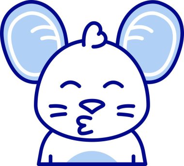 şirin bir fare karikatürü