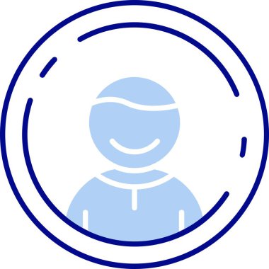 Korona virüsünü korumak için maske takan eşsiz bir adam.