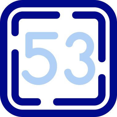 5 numaralı işaret simgesi